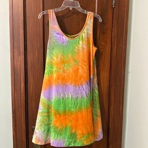 Tie dye skater dress *with pockets*!!